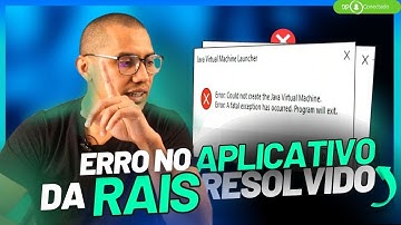 ERRO DO JAVA NO APLICATIVO DA RAIS | RESOLVIDO