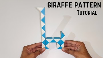 Make a giraffe pattern on snake cube | Suhail Khan