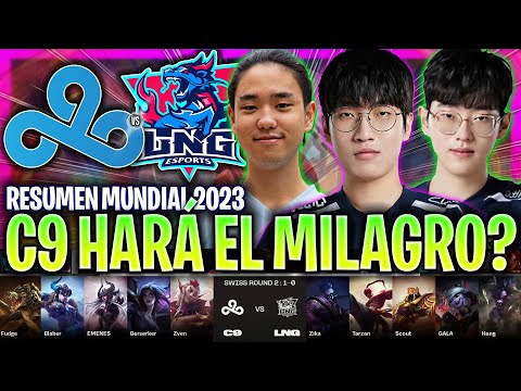 CLOUD9 QUIERE HACER EL MILAGRO CONTRA LNG! | C9 vs LNG WORLDS SWISS STAGE 2023 DÍA 2 LVP ESPAÑOL