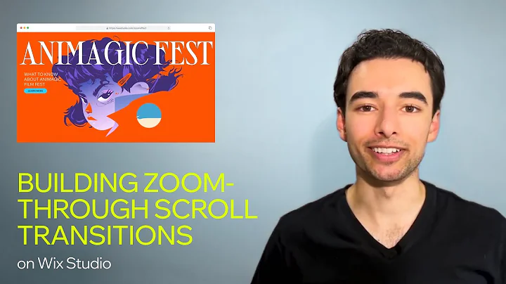 Create cinematic zoom-through Scroll transitions between sections | Wix Studio