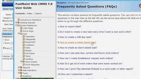 FastMaint CMMS - Managing Maintenance Tasks