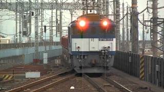 EF64-1010(JRF新更新色) 石灰貨物5783レ、岐阜を通過。