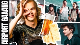Ganked at the Airport | TI 2023 Vlog #1 Ganked at the Airport | TI 2023 Vlog #1