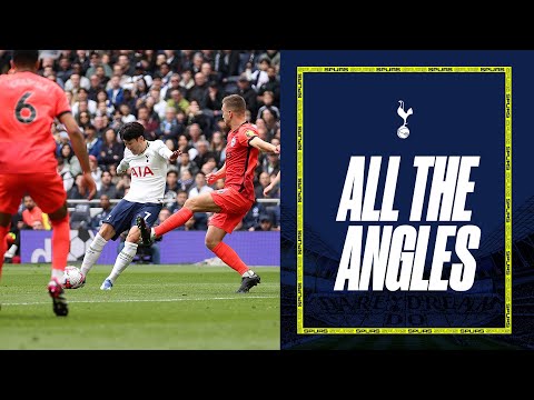 Every angle of Sonny's 100th Premier League goal