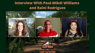 INTERVIEW: Paul Mikél Williams and Raini Rodriguez on Jurassic World Camp Cretaceous Season 3