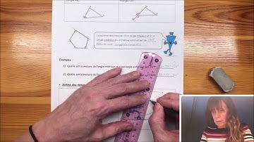 Video 45 C :  Somme des angles intérieurs des polygones