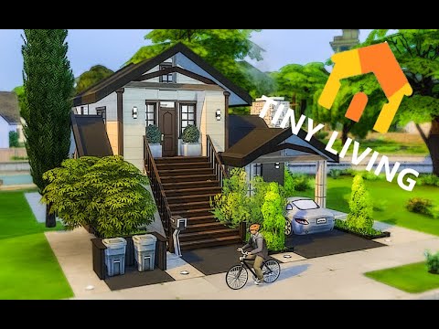 The Small Lilac House | Tiny living | Stop motion | No CC | The sims 4 ...