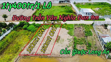 Đất Cần Giuộc / Măt Tiền Đường 9m Khu Dân Cư Đông Giá Rẻ Nhất Khu Vực.