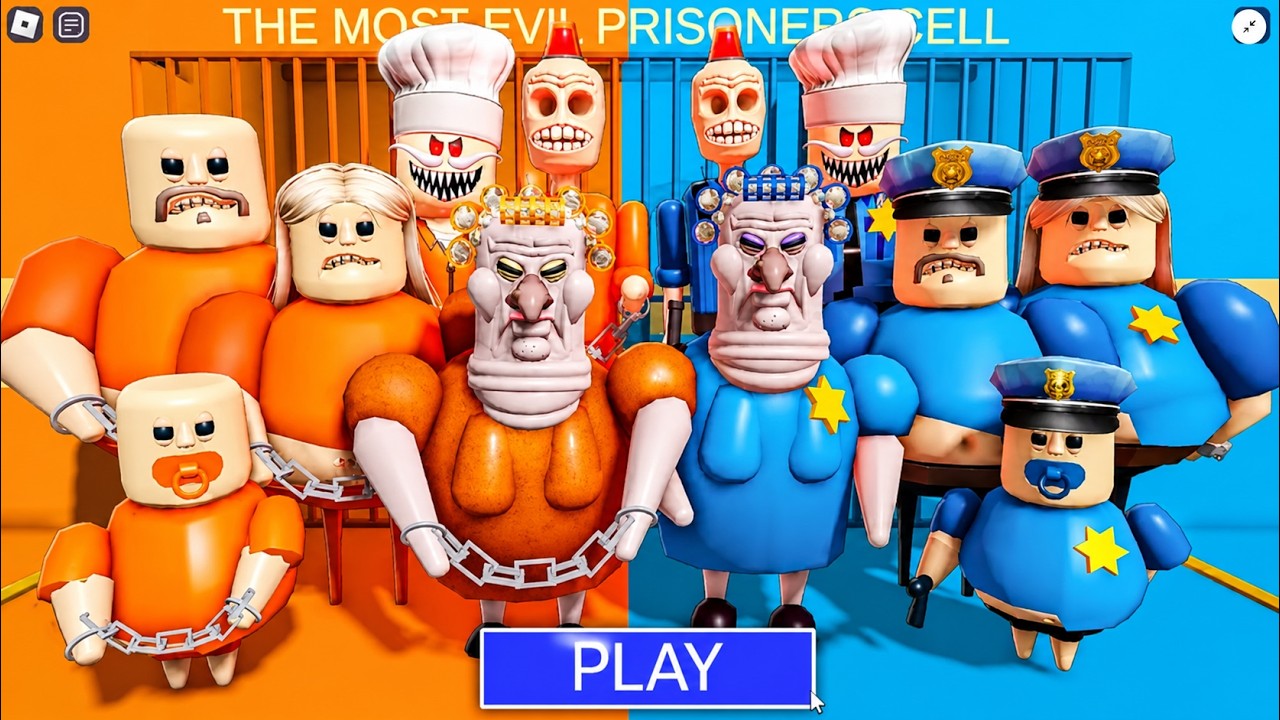 PRISONER VS POLICE PRISON RUN! (Obby) Roblox - YouTube