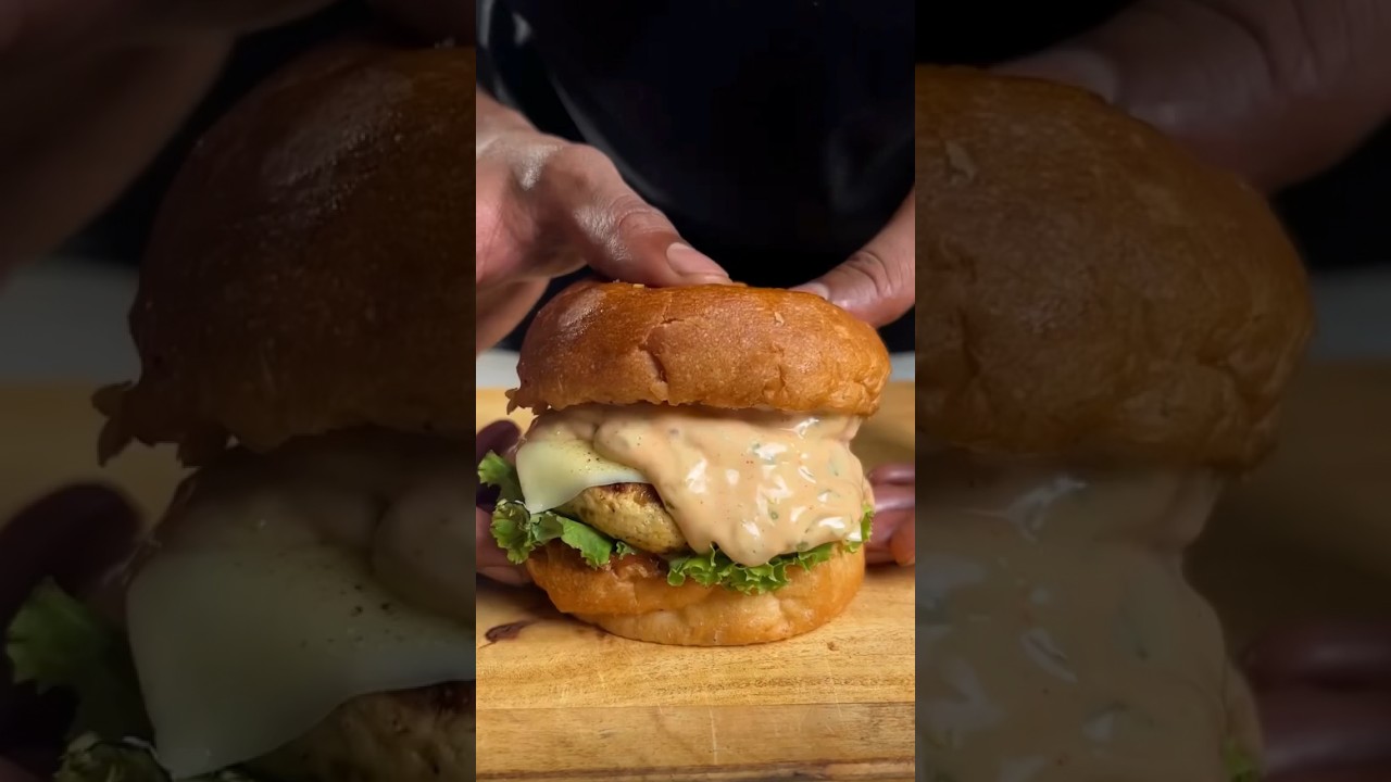 Want one? Chicken Kebab Burger! 