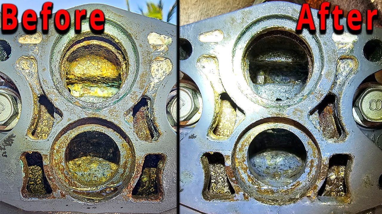 I Tried Cleaning The Inside Of My Outboard... - YouTube
