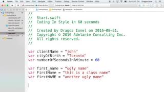 Coding in Style in 60 sec - Capitalization