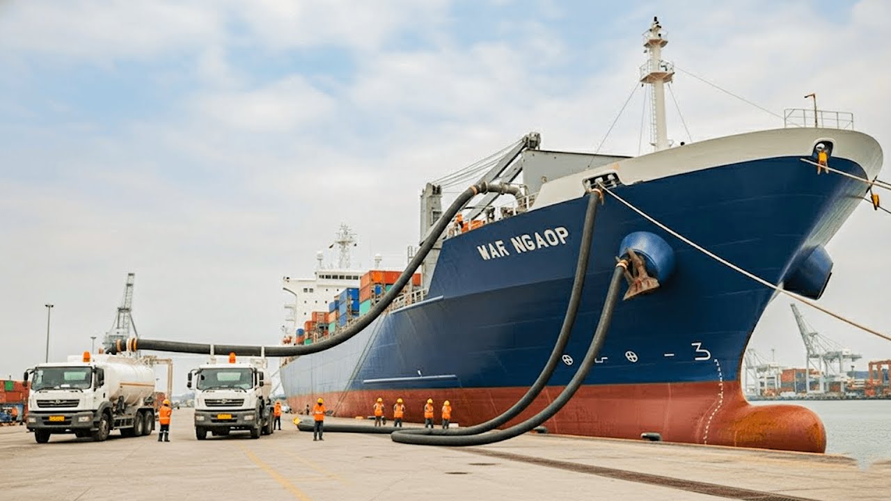 Here’s The REAL Reason Why Cargo Ships Take This Asphalt Like Substance Over Regular Diesel