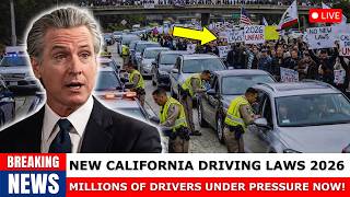 Millions of Drivers Unprepared for California’s March 2026 Traffic Law Changes!
