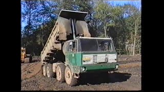 Tatra 813 S1 Drtikol při práci (Kokořínsko) (Tatra at work)