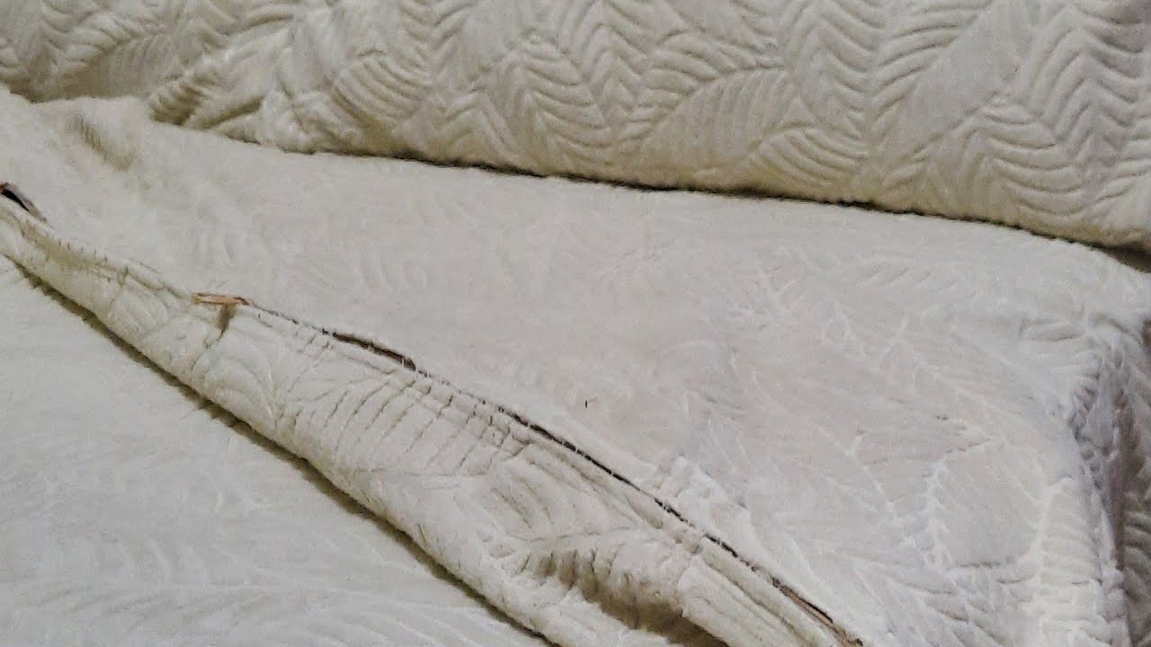 #حصريا طريقة عمل كفر اللحاف القطيفة لااول مره علي اليوتيوب