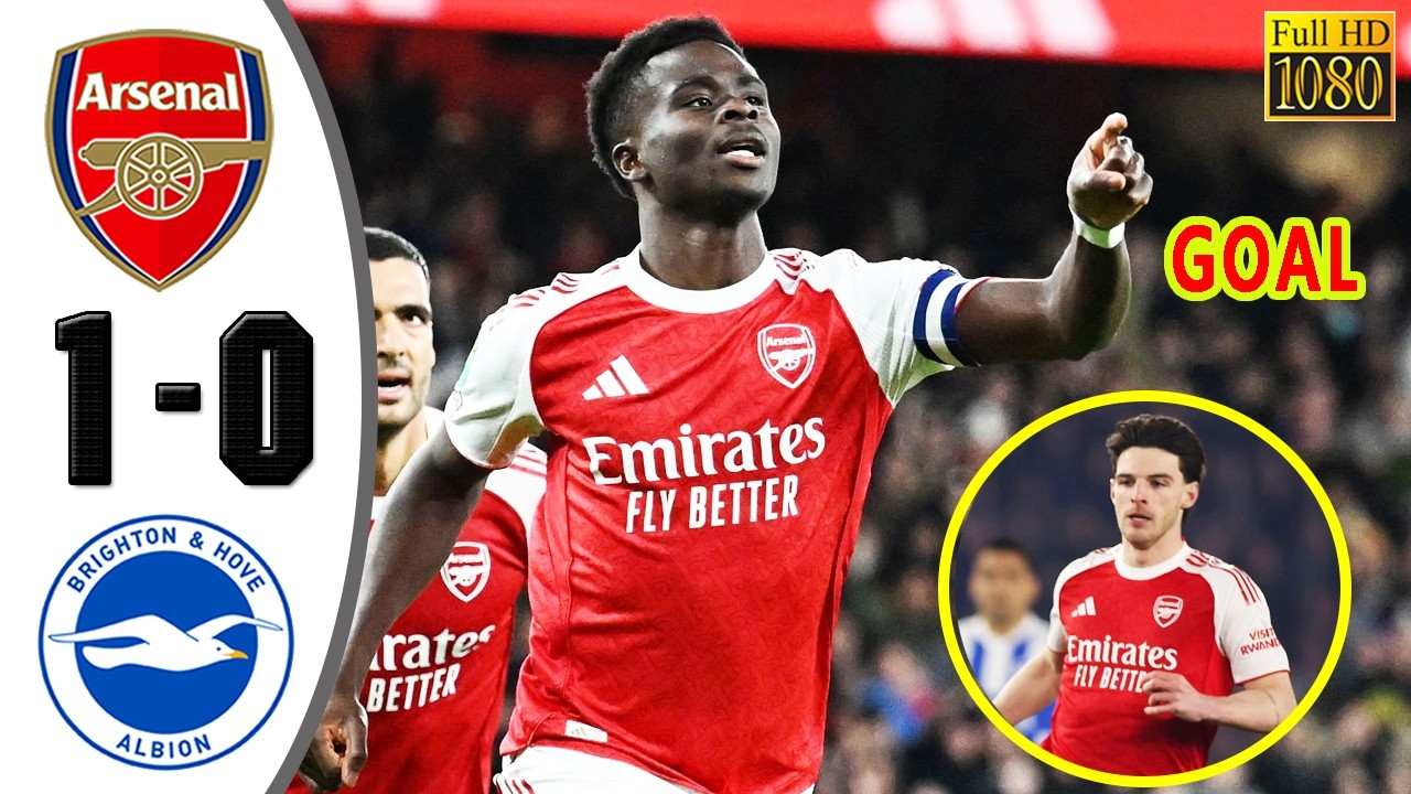 Arsenal vs Brighton 1-0 Highlights & All Goals 2026 🔥 Bukayo Saka Goal