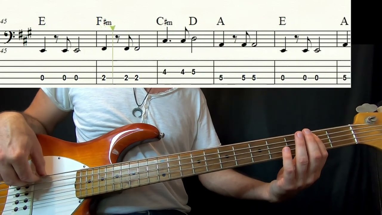 PLEASE FORGIVE ME - Bryan Adams (bass tabs & sheet music)