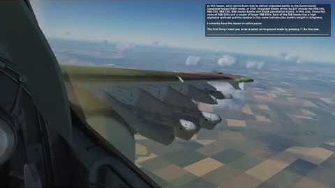 DCS World SU-25T CCIP Mode, Unguided Bombing.