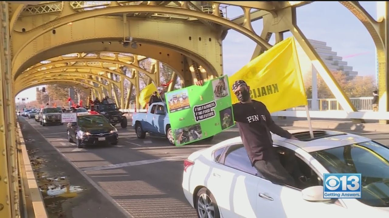 Protest For Indian Farmers Reaches Sacramento