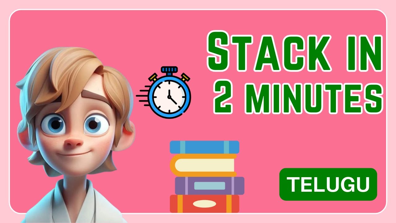 2 Minutes lo Stack Data Structure - YouTube