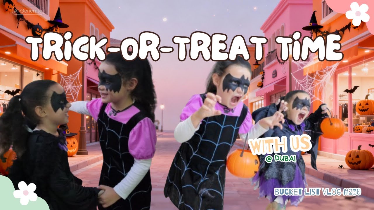 Join us for our Halloween adventure @Dubai | Kids Activities Dubai Vlog