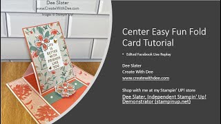 Center Easel Fun Fold Card