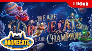 🚁🐱 Nonstop Drone Cats Adventures! | 1-Hour Cartoon Compilation for Kids