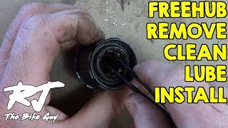 How To Remove/Clean/Degrease/Lube/Install A Freehub Body On A Bike Wheel
