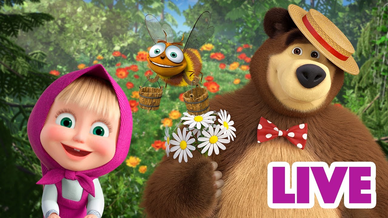 ماشا والدب ????‍♀️ LIVE STREAM! ???????? جاهز دائمًا للمساعدة ???????? Masha and the Bear