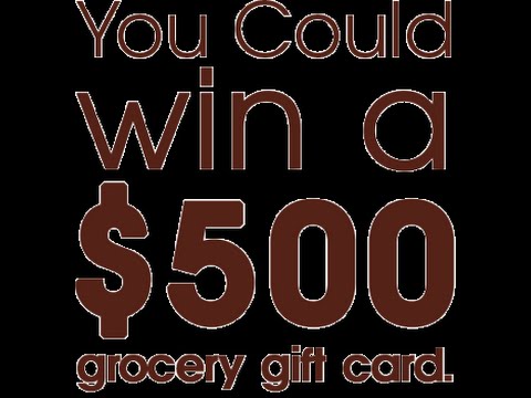 *Win A $500 Grocery  Coupon For 100% Free!How To Get $500+ Worth Of Grocery Coupons Absolutely FREE!
