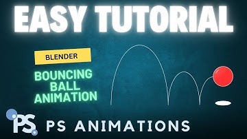 Blender Bouncing Ball Animation Tutorial | Beginner 3D Animation Tutorial | Easy Blender Guide