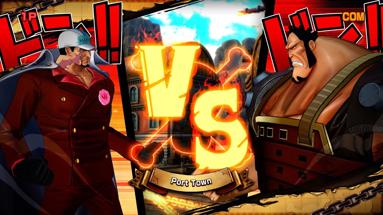 Akainu vs Jozu - One Piece: Burning Blood - YouTube