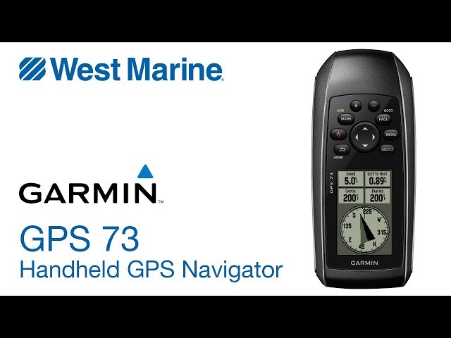 reb eftermiddag en kreditor Garmin GPS 73 Handheld Navigator - West Marine Quick Look - YouTube