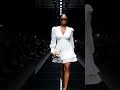 pretty mini lace dress on a runway ai show #fashiontrends #fashionideas #runway #shorts
