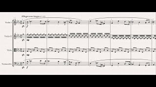 My Composition - String Quartet no. 1 in C minor, op. 10 (Complete)