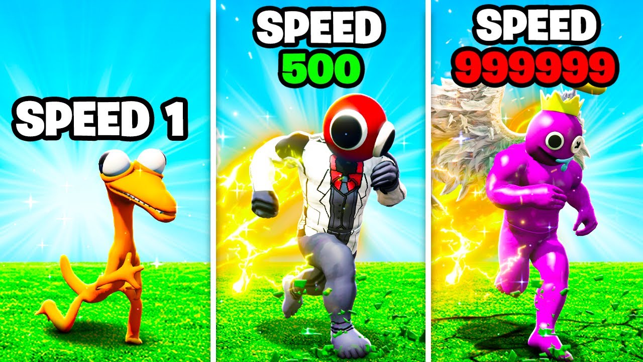 Upgrading RAINBOW FRIENDS To FASTEST EVER In GTA 5! - YouTube