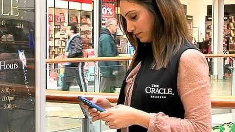 QR codes at The Oracle