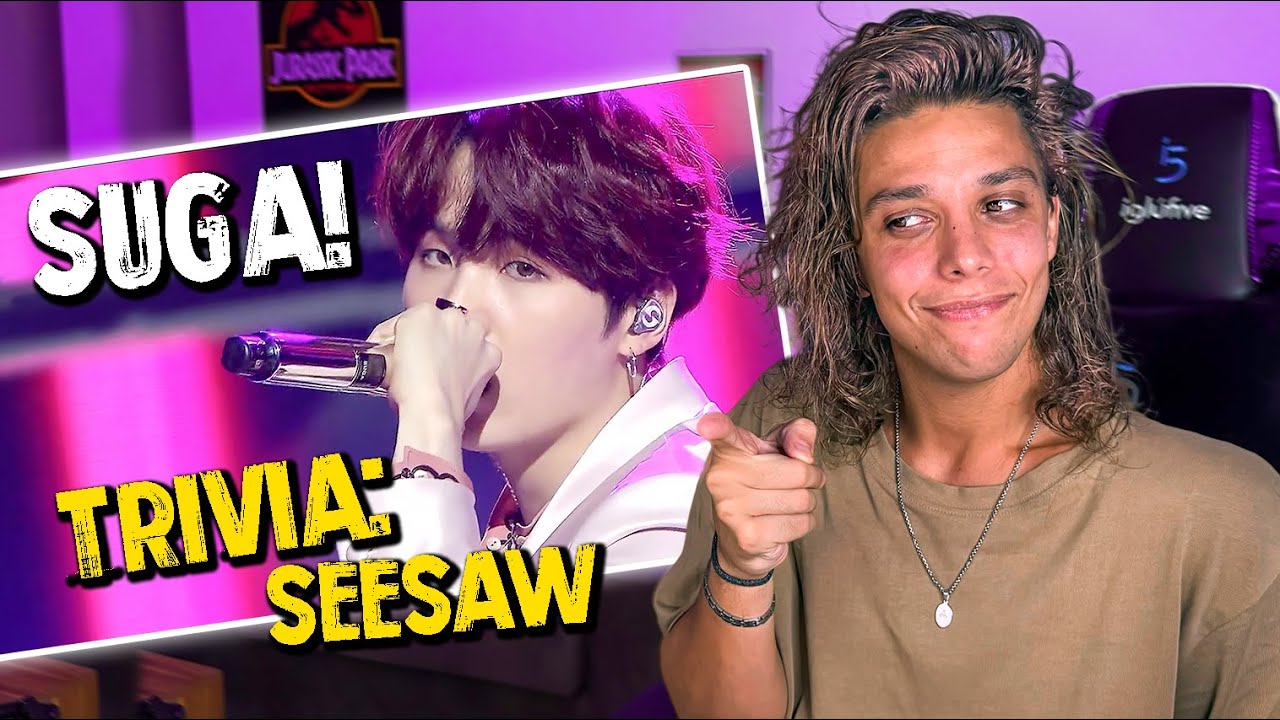 BRUTALMENTE Analizando a SUGA (BTS) - TRIVIA: SEESAW | Fede Sicaro