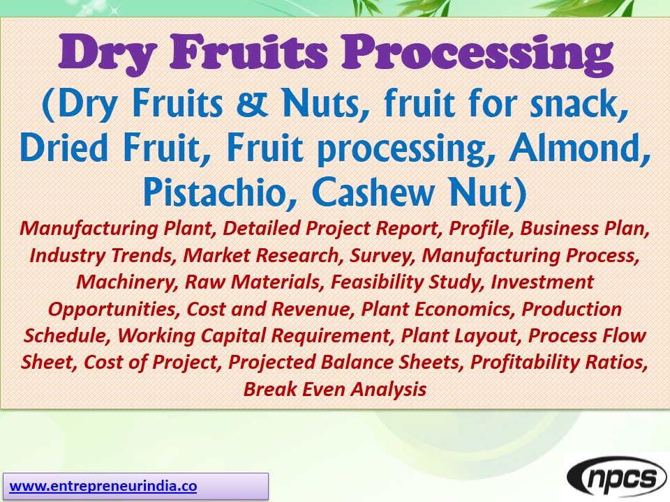 dry fruit wholesale business plan