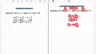 4.2 Adding, Subtracting, Multiplying Polynomials (Part 1)