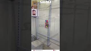 Wall Mounted Garment Rack Installation Jaipur | Sigma Racks | Retail Display Solution India
