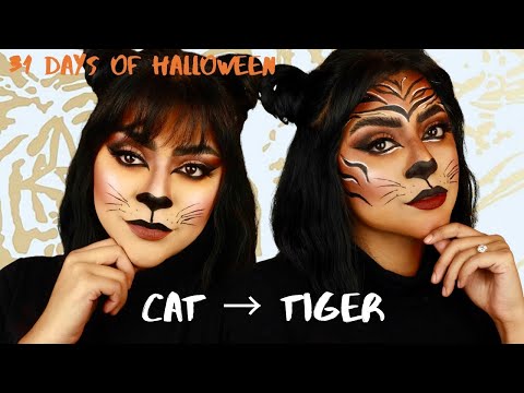 2020 Tiger Cat Makeup Look