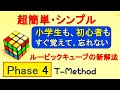 超簡単ルービック Ph4、手順だけでなく、覚え方も解説、T Method