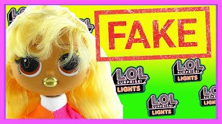 FAKE L.O.L. Surprise! O.M.G. Lights Speedster Fashion Doll with 15 Surprises | Unboxing & Review