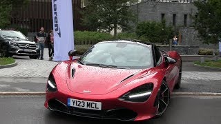 The new mclaren 720s at chedi andermatt start up sound details and
drive around