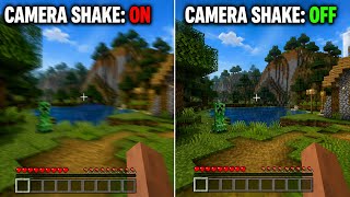 Information How to Turn Off Camera Shake in Minecraft Bedrock Update