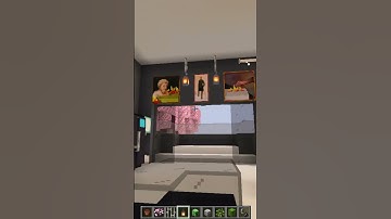 Final Part | Minecraft: Modern Room #shortvideo #minecraft  #minecraftbuilding #minecrafttutorial