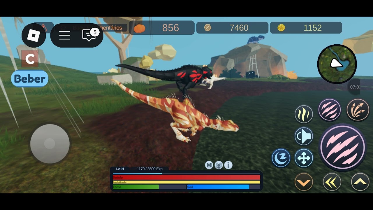 Novo dinossauro (Concavenator) [PréHistoria] (Roblox)