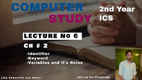 Identifier, Keywords, variables || Getting Started With C || ICS Part 2